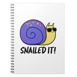 Cuaderno Lo clavó Chiste divertido de caracol 