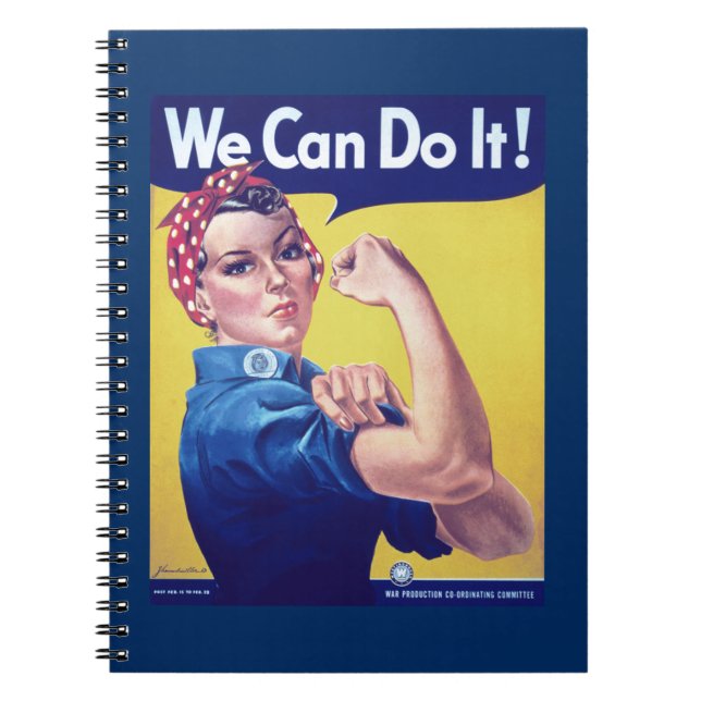 Cuaderno Lo podemos hacer Rosie the Riveter Estados Unidos (Frente)