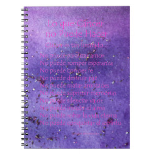 Cuaderno Lo Purple Mist Purpurina Notebook