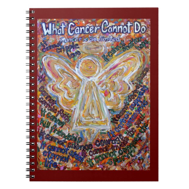 Cuaderno Lo que el cáncer no puede hacer el diario para equ (Frente)
