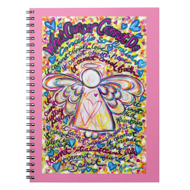 Cuaderno Lo que el cáncer no puede hacer para los portátile (Frente)