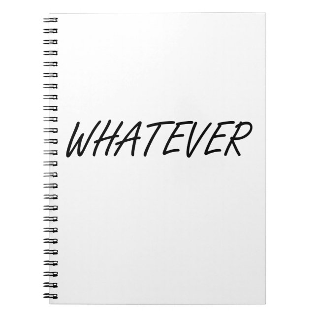 Cuaderno Lo que sea (Frente)