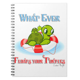 Cuaderno Lo que sea que flote sus tortugas 2