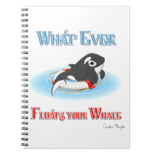 Cuaderno Lo que sea que flote tu ballena