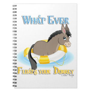 Cuaderno Lo que sea que flote tu burro