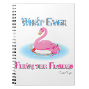 Cuaderno Lo Que Sea Que Flote Tu Flamingo 2