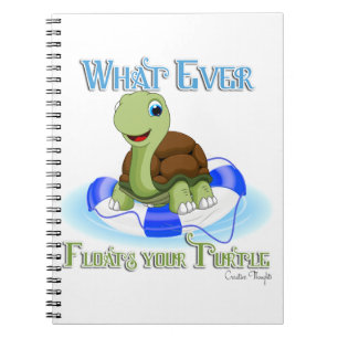 Cuaderno Lo que sea que flote tu tortuga 2