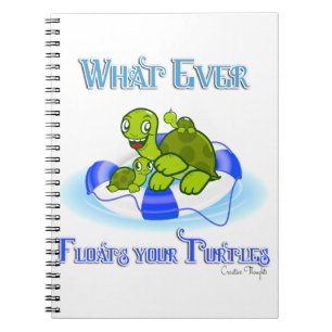 Cuaderno Lo que sea que flote tus tortugas 3