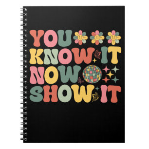 Cuaderno Lo Sabes Ahora Muéstralo El Día De Prueba Gracioso