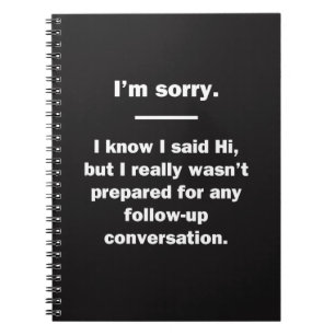 Cuaderno Lo siento