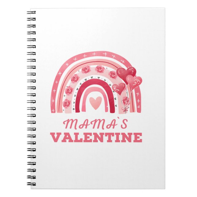 Cuaderno Lo siento Chicas mamá es mi San Valentín para siem (Frente)