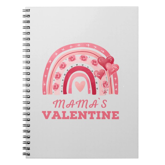 Cuaderno Lo siento Chicas mamá es mi San Valentín para siem (Frente)