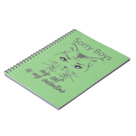 Cuaderno lo siento chicos mi gato es mi valentía