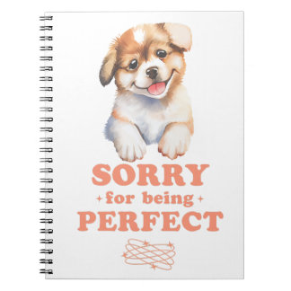 CUADERNO LO SIENTO POR SER PERFECTO