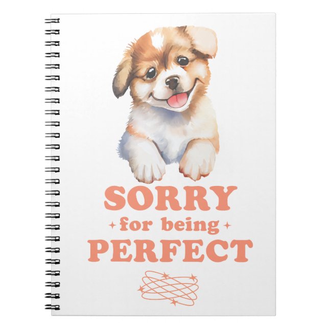 CUADERNO LO SIENTO POR SER PERFECTO (Frente)