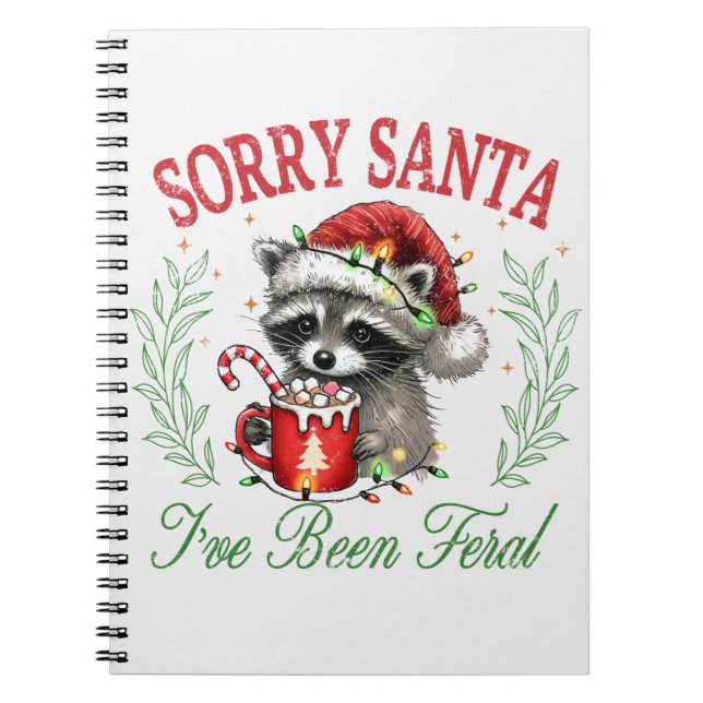 Cuaderno Lo siento Santa, he sido Feral. (Frente)