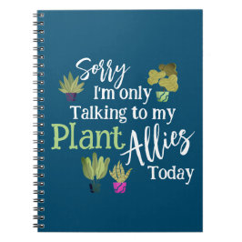 Cuaderno Lo siento, sólo estoy hablando con mis aliados de