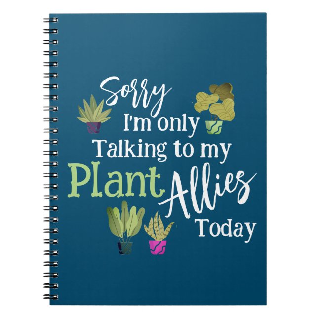 Cuaderno Lo siento, sólo estoy hablando con mis aliados de  (Frente)