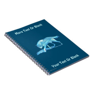 Cuaderno Lobo azul