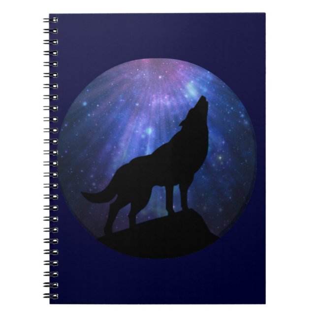 Cuaderno Lobo celeste (Frente)