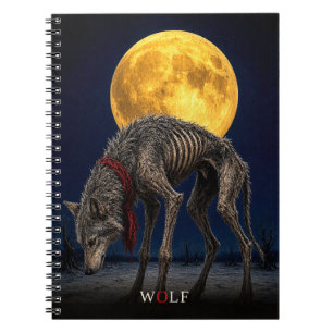 Cuaderno Lobo Cravat gótico Surrealista