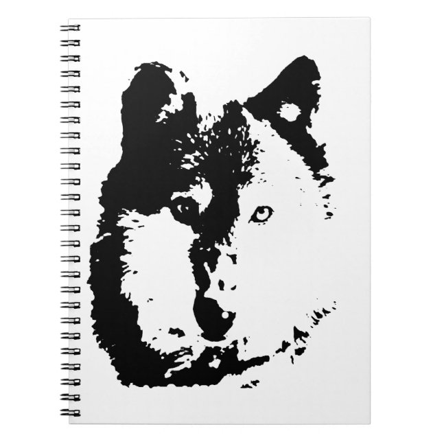 Cuaderno Lobo de arte pop (Frente)