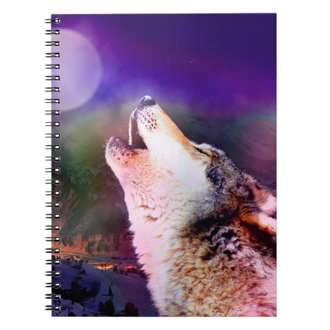 Cuaderno Lobo de noche (Frente)