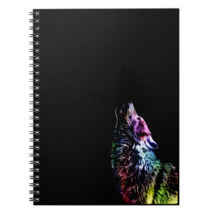 Cuaderno Lobo del arco iris del fractal