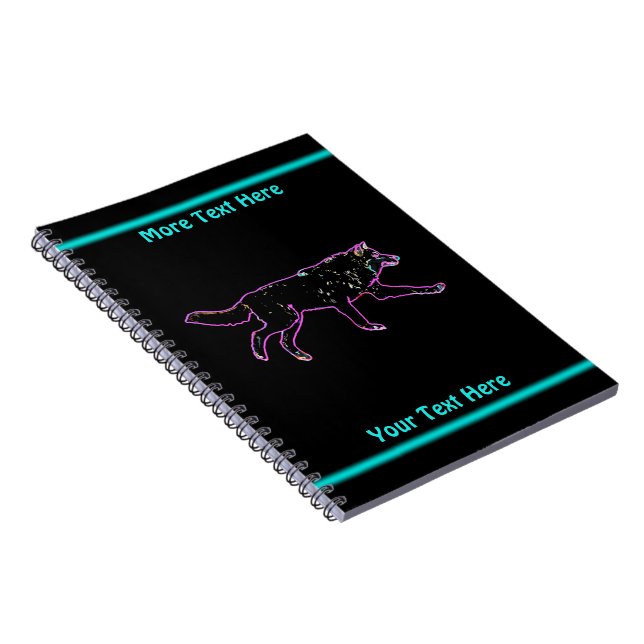 Cuaderno Lobo eléctrico (Lado Derecho)