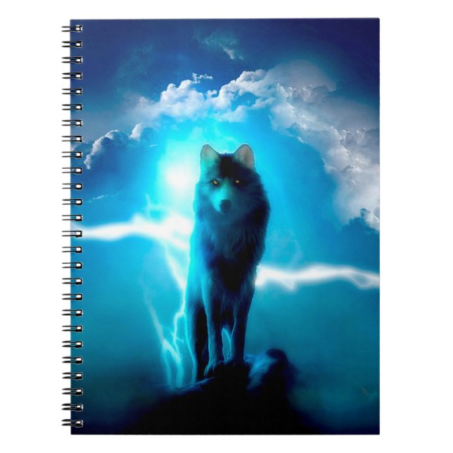 Cuaderno Lobo en la tormenta (Frente)