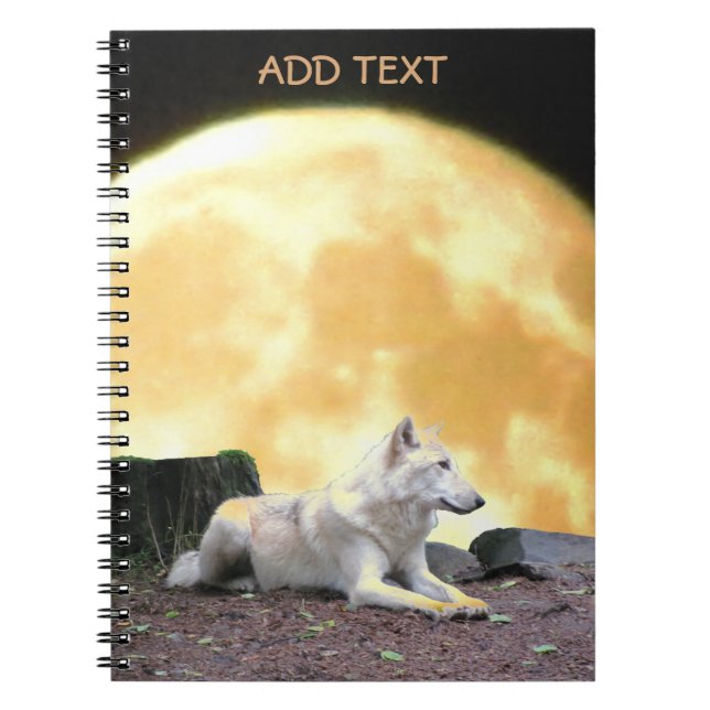 Cuaderno Lobo norteamericano contra la Luna Llena (Frente)