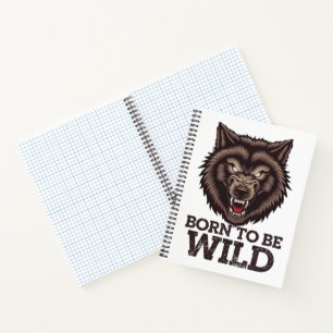 Cuaderno Lobo salvaje: Espíritu Alfa indomable