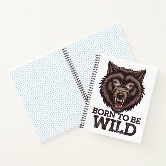 Cuaderno Lobo salvaje: Espíritu Alfa indomable (Interior)