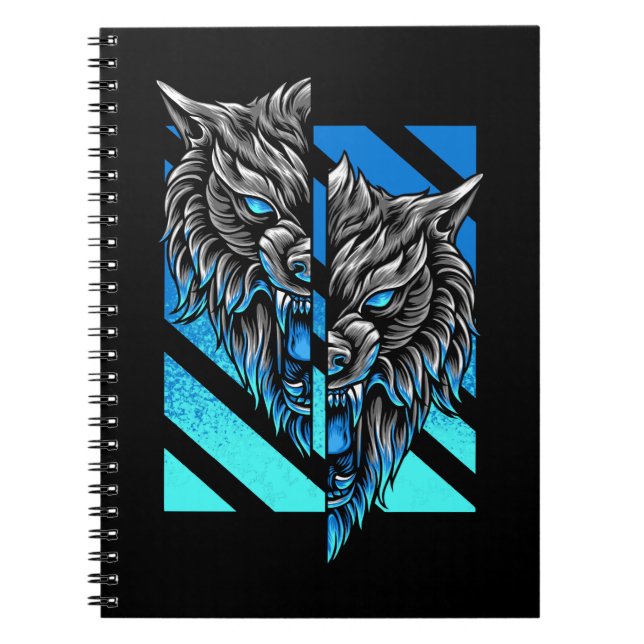 Cuaderno Lobos abstractos (Frente)