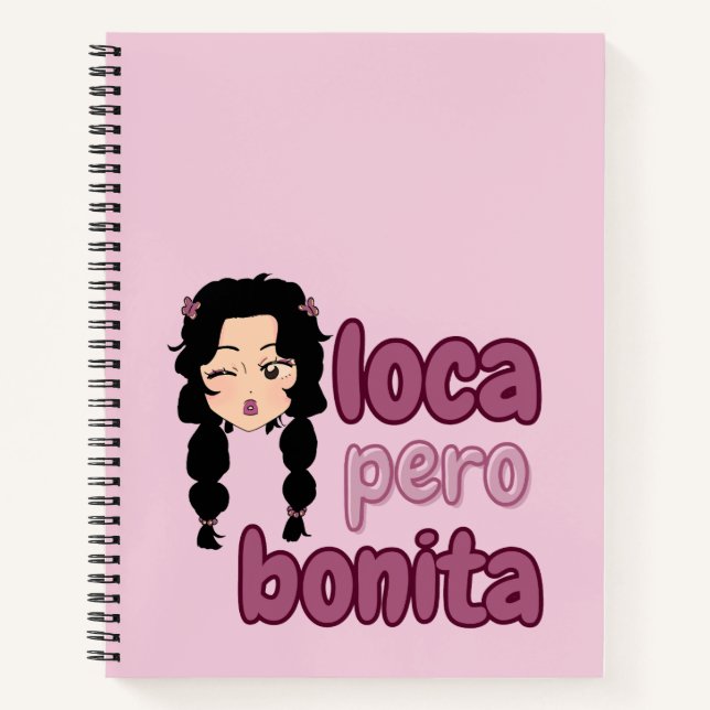 Cuaderno Loca Pero Bonita (Anverso)
