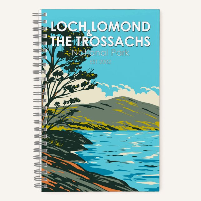 Cuaderno Loch Lomond y el Parque Nacional de los Trossachs (Anverso)