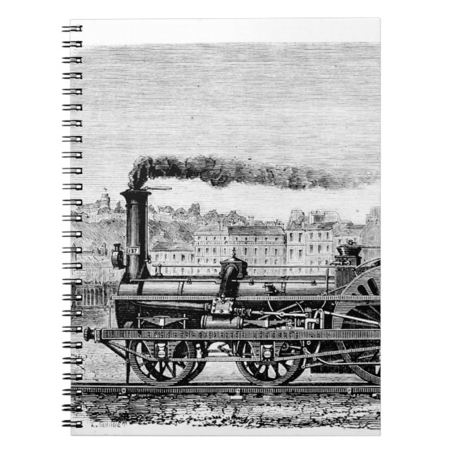 Cuaderno Locomotora de vapor (Frente)