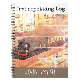 Cuaderno Locomotora de vapor de vintage Tangmere, matorral