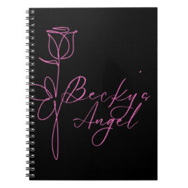 Cuaderno Logo de Becky Angel - Portátil de fotos espirales