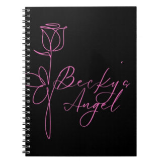 Cuaderno Logo de Becky Angel - Portátil de fotos espirales