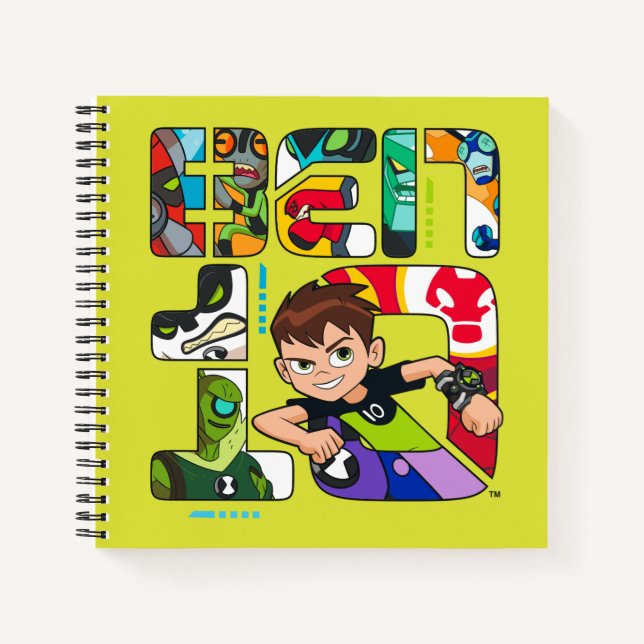 Cuaderno Logo de Ben 10 Alien (Anverso)