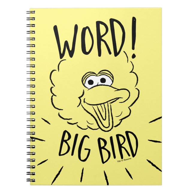 Cuaderno Logo de Big Bird Skate - ¡Palabra! Gran Bird (Frente)