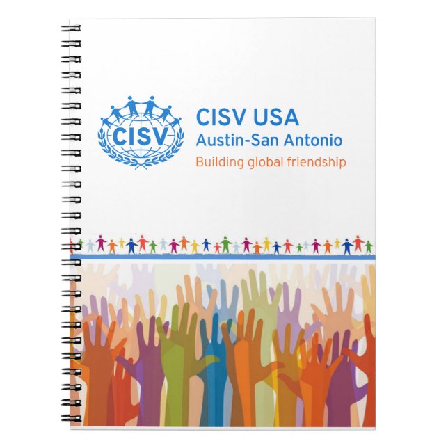 Cuaderno Logo de CISV Austin (Frente)