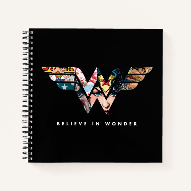 Cuaderno Logo De Collage "Belider In Wonder" De Mujer Marav (Anverso)