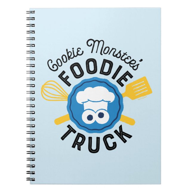 Cuaderno Logo de Cookie Monster's Foodie Truck (Frente)