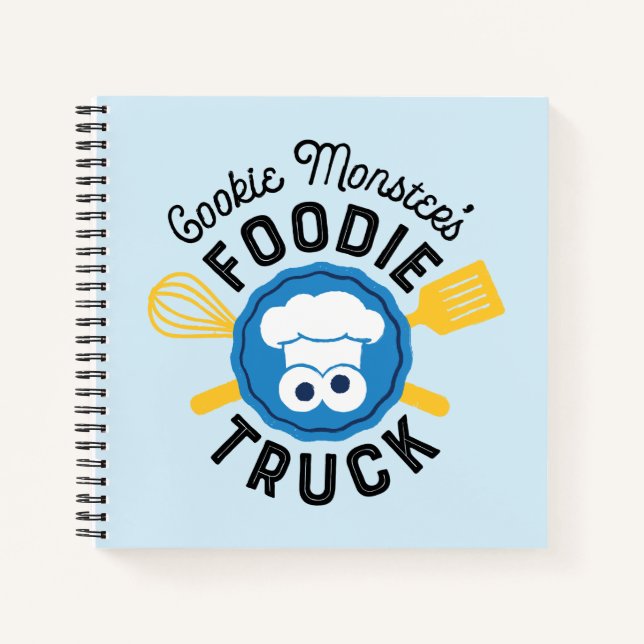 Cuaderno Logo de Cookie Monster's Foodie Truck (Anverso)
