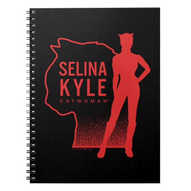 Cuaderno Logo de esquema Selina Kyle Catwoman (Frente)