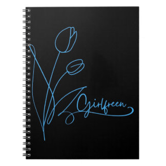 Cuaderno Logo de Girlfreen - Portátil de fotos espirales