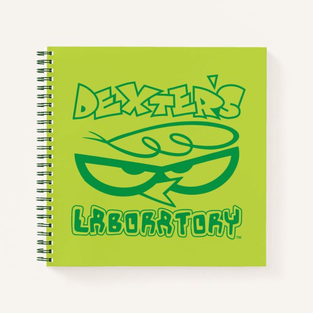 Cuaderno Logo de la cara de laboratorio de Dexter (Anverso)