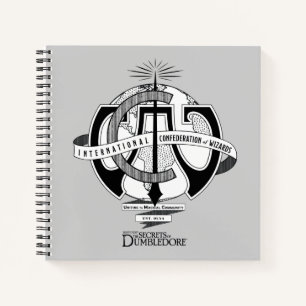 Cuaderno Logo de la Confederación Internacional de Asisten